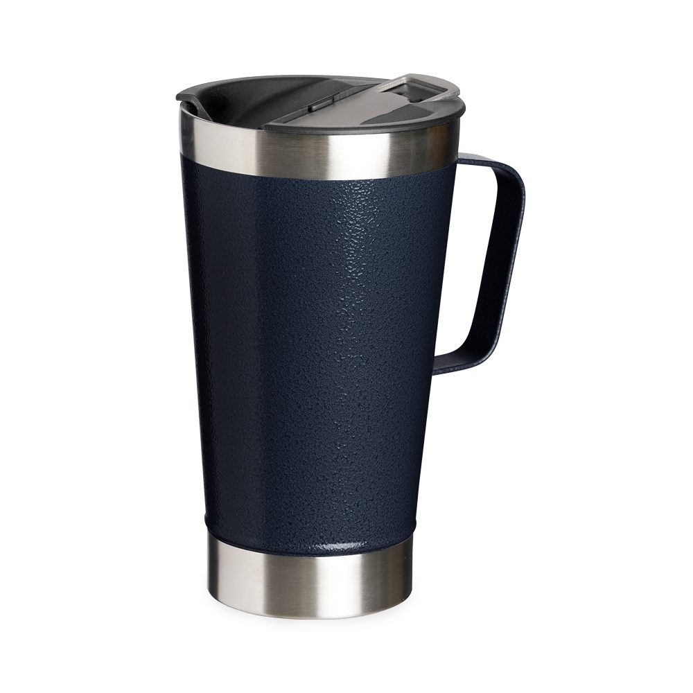 Caneca Térmica Inox com Abridor 500ml.