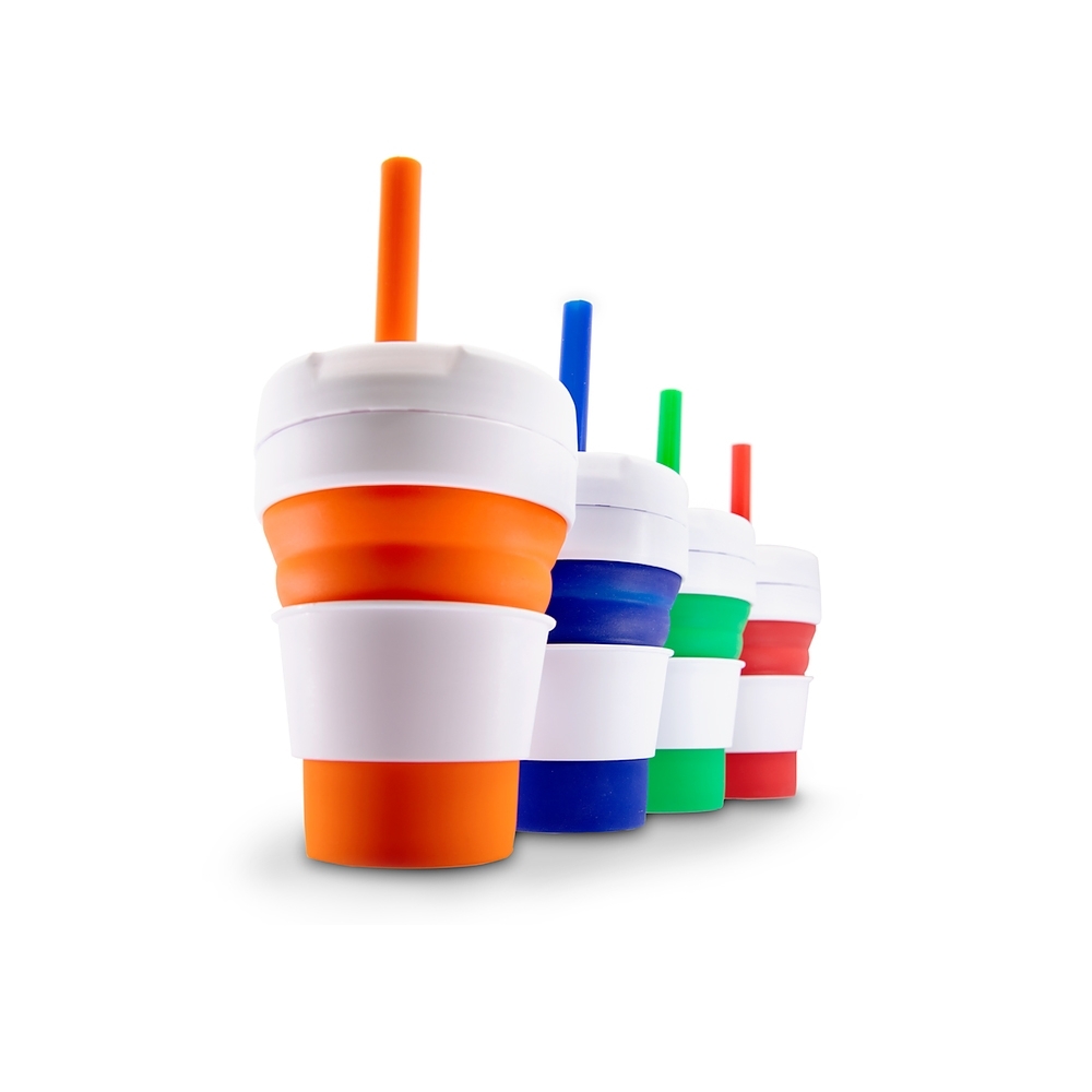 Copo Retrátil 355ml com Canudo - Imagem 3