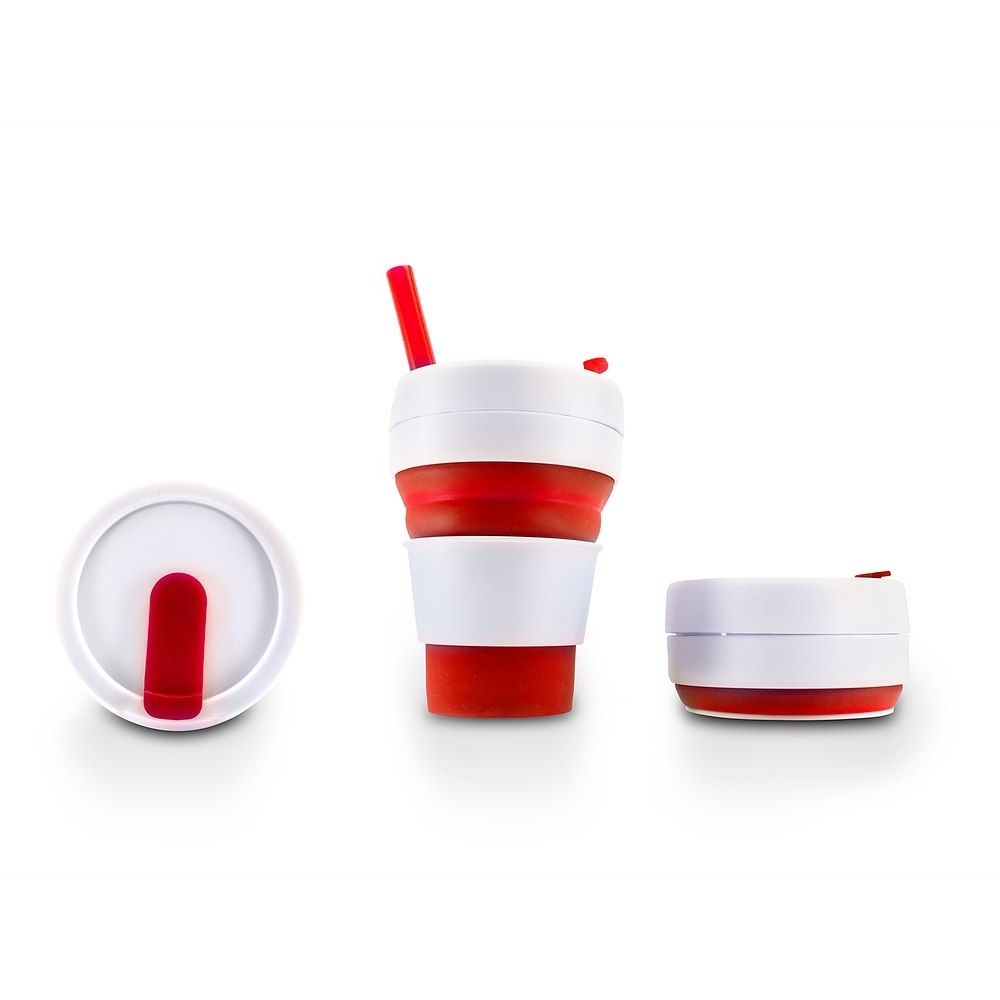 Copo Retrátil 355ml com Canudo - Imagem 2