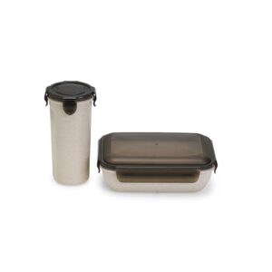 Kit Copo e Marmita Fibra de Bambu.