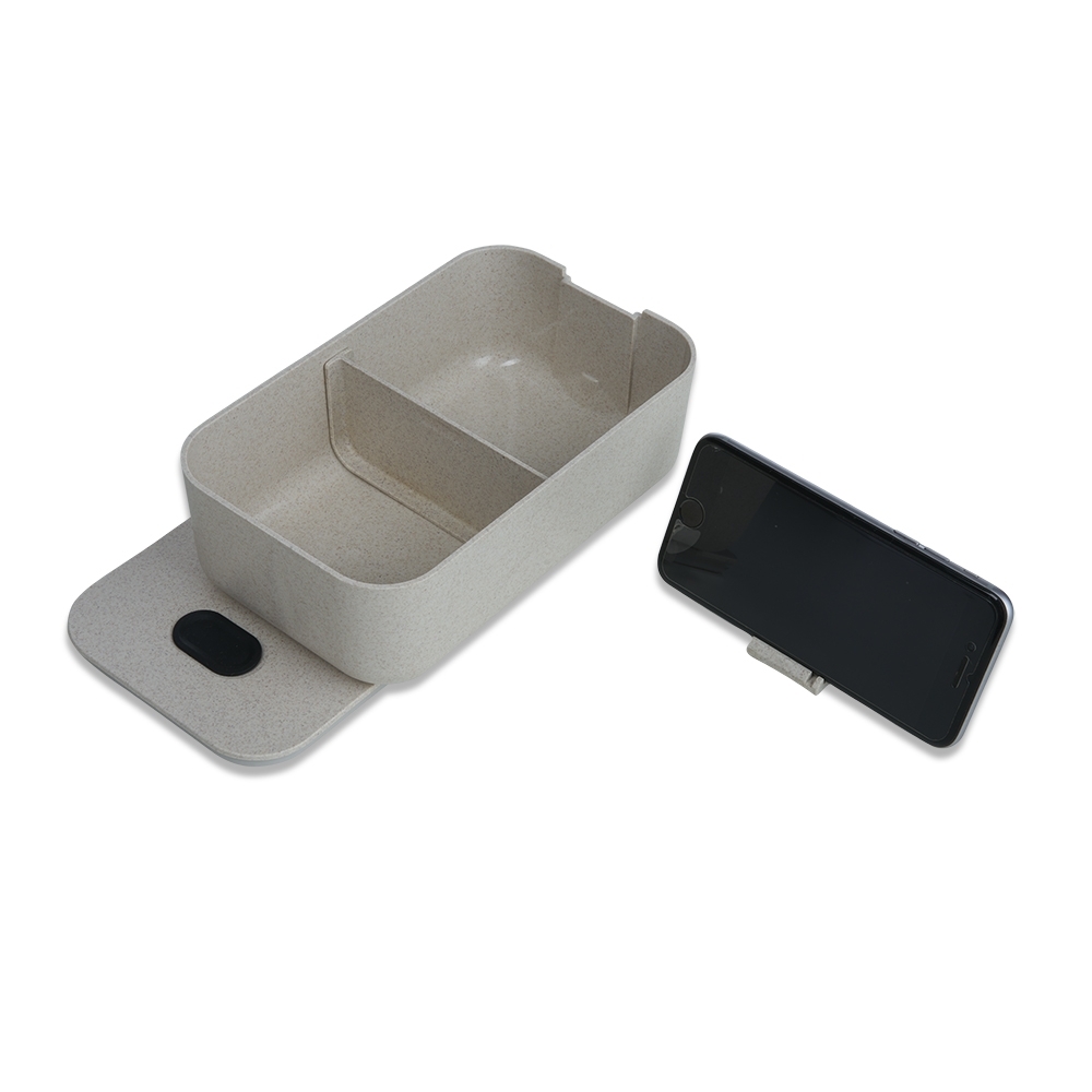 Marmita Plástica com Suporte Celular e Divisória - Imagem 3