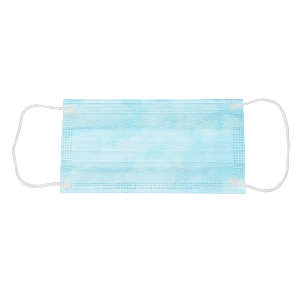 Máscara Descartável Camada Tripla com Clipe Nasal - Imagem 2