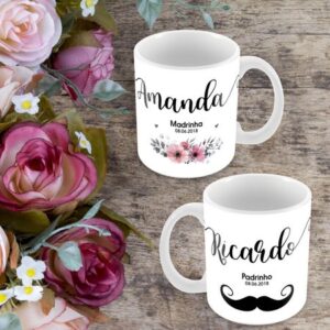 Caneca Porcelana Personalizada- 325ml