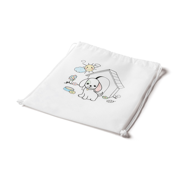 Sacola Tipo Mochila Para Colorir - Imagem 3