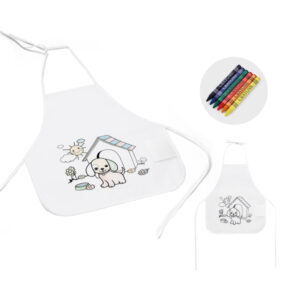 Avental de Criança Para Colorir