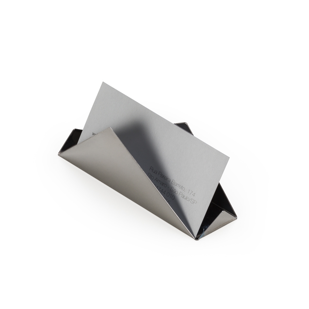 Porta Cartão Inox - Imagem 2