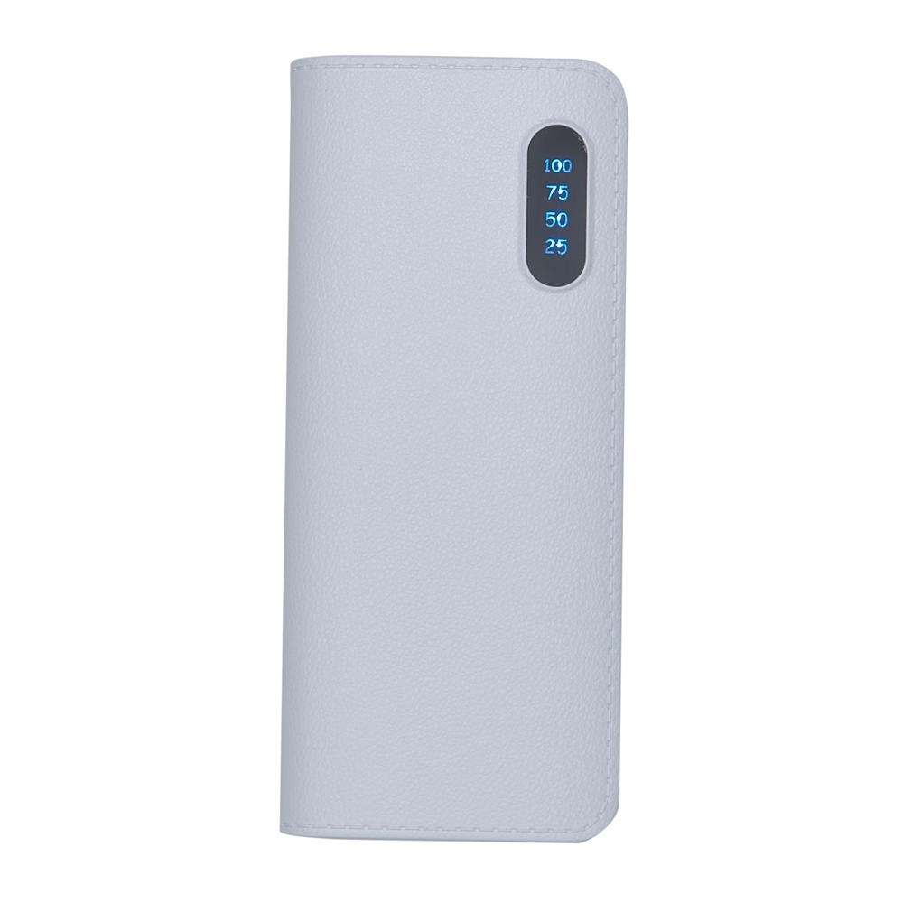 Power Bank Plástico com Indicador Digital e Lanterna - Imagem 2