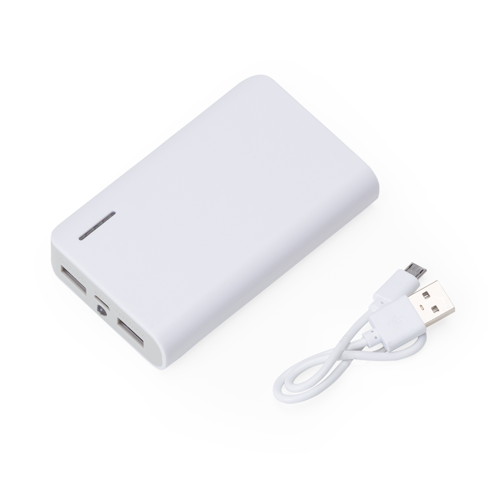 Power bank Plástico com Lanterna - Imagem 3