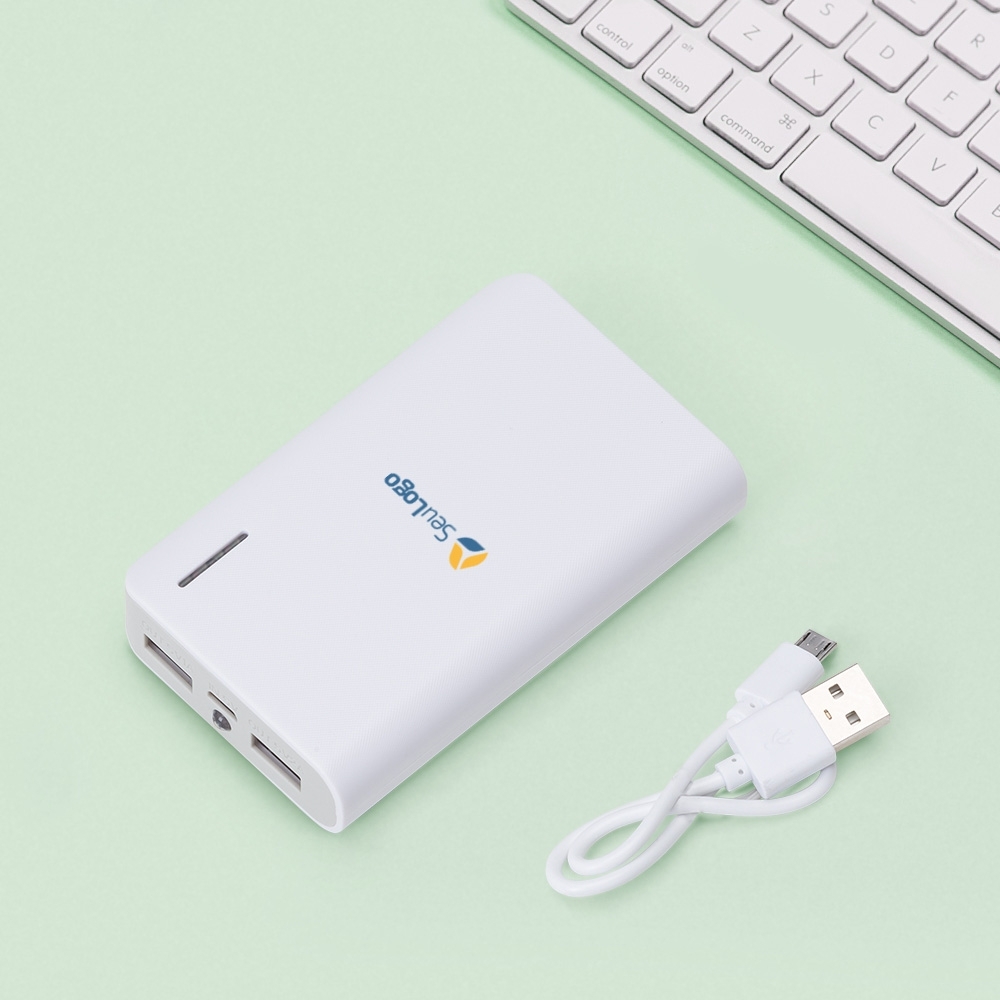 Power bank Plástico com Lanterna - Imagem 4