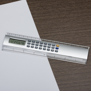 Régua 20cm com Calculadora