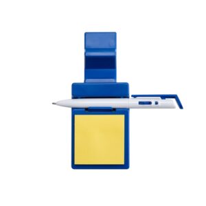 Suporte Plástico Celular com Caneta e Bloquinho.