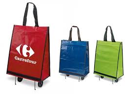 Sacola Dobrável com Carrinho