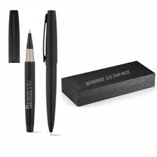 Caneta Benton metal & Estojo