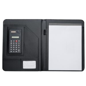 Pasta convenção de couro sintético.