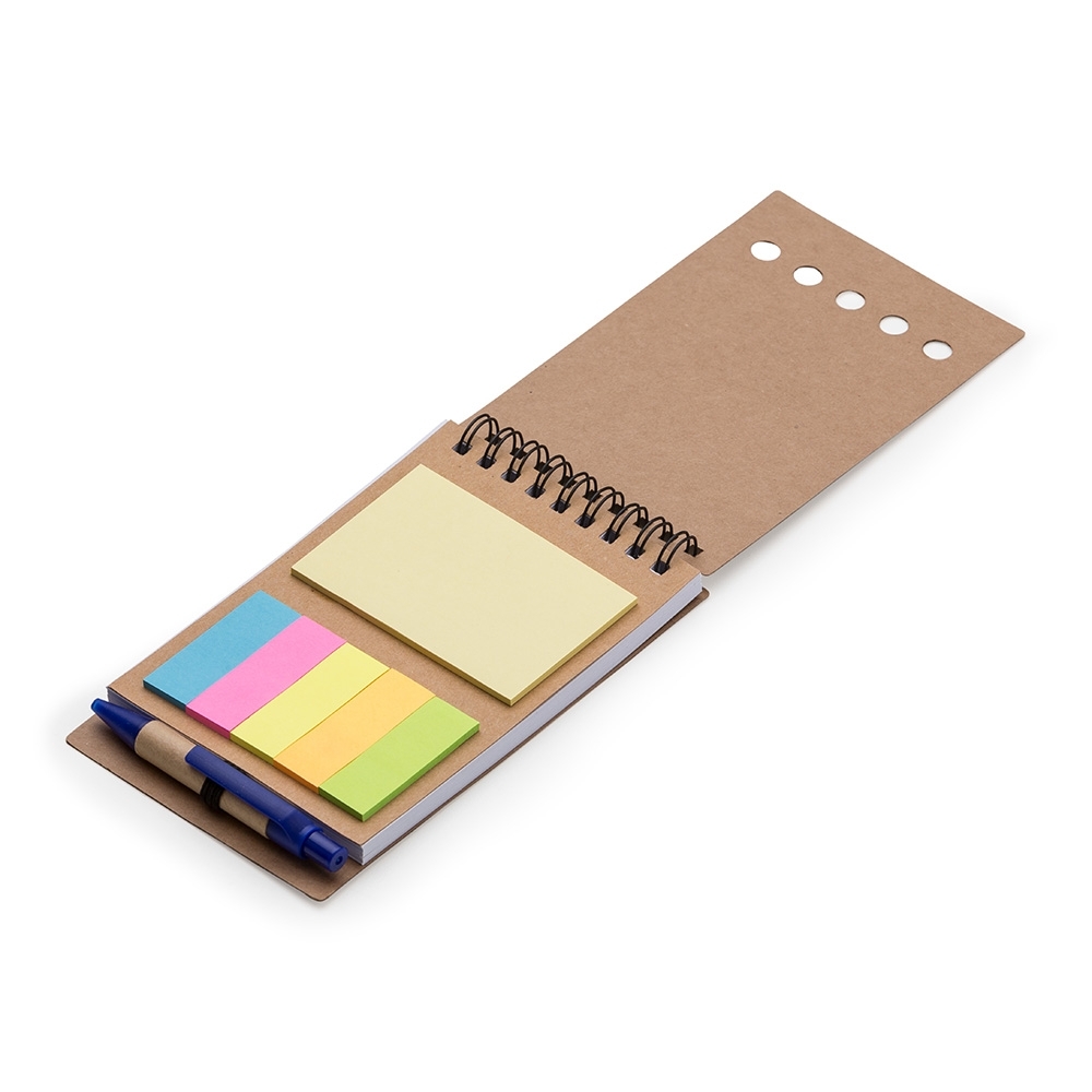 Bloco de Anotações com Caneta e Autoadesivo. - Imagem 3