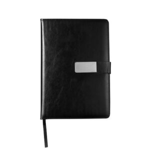 Caderneta Couro Sintético 21 x 14 com Pauta.