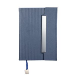 Caderneta Couro Sintético 21 x 15 com Pauta.