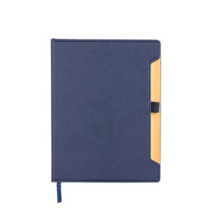 Caderneta Couro Sintético.