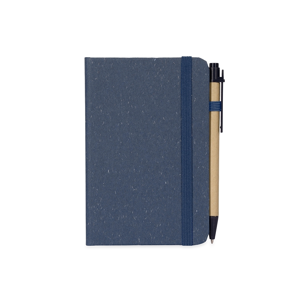 Caderneta Capa Palha de Trigo 14 x 9 com Caneta.