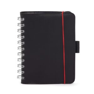 Caderneta de Couro Sintético.