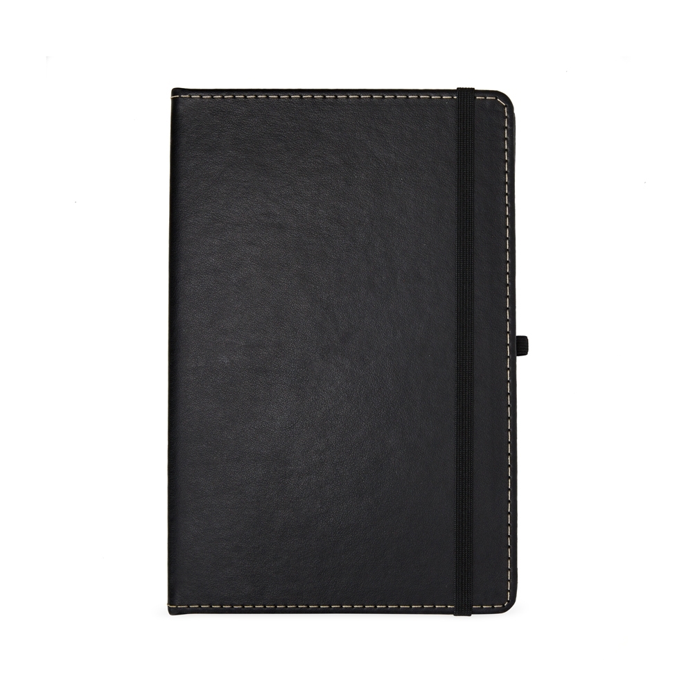 Caderneta em Couro Sintético 21 x 14 com Pauta. - Imagem 4