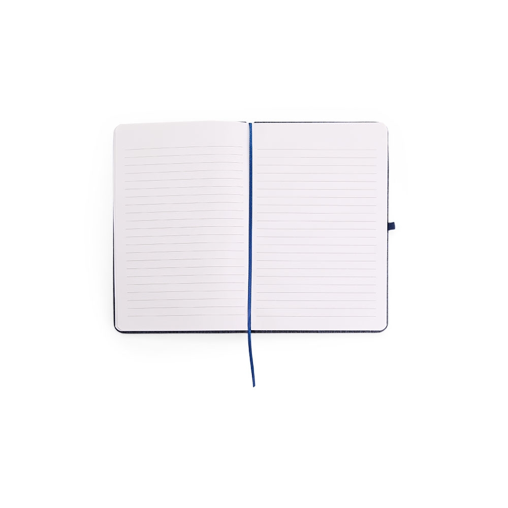 Caderneta em Linho 21 x 14 com Pauta. - Imagem 3