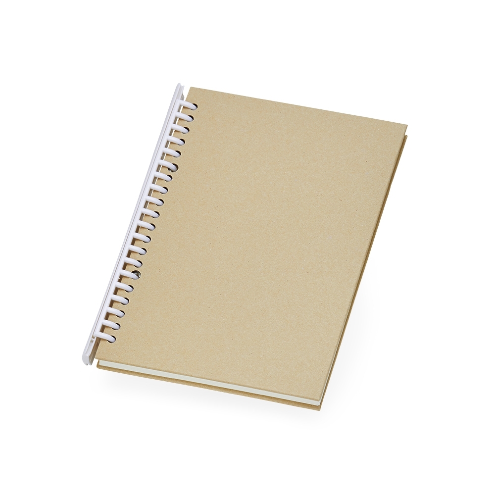 Caderno A5 Kraft com Pauta.