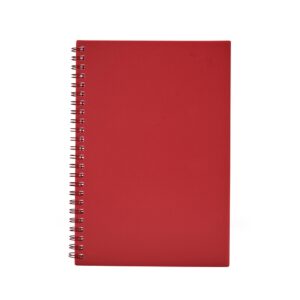 Caderno A5 Plástico com Pauta.