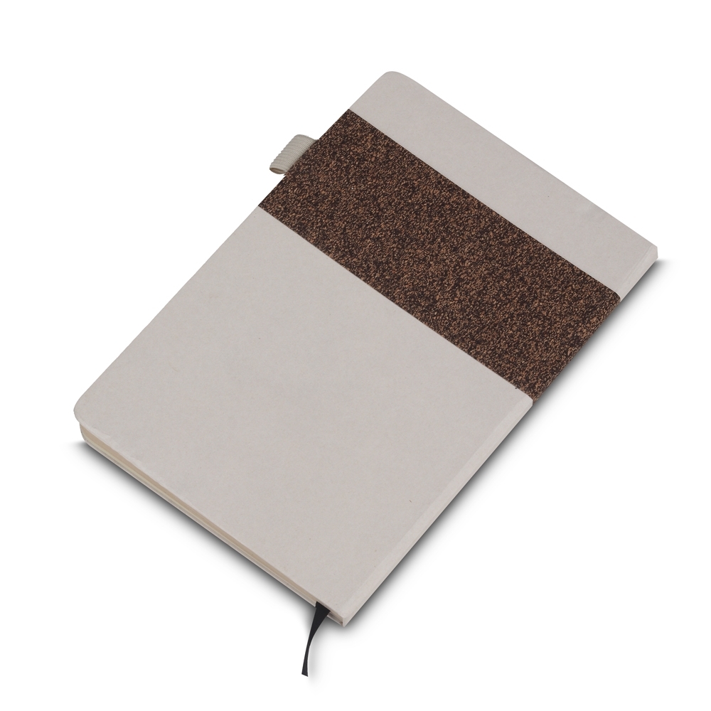 Caderneta Fibra de Cana e Café 21 x 14 com Pauta. - Imagem 4