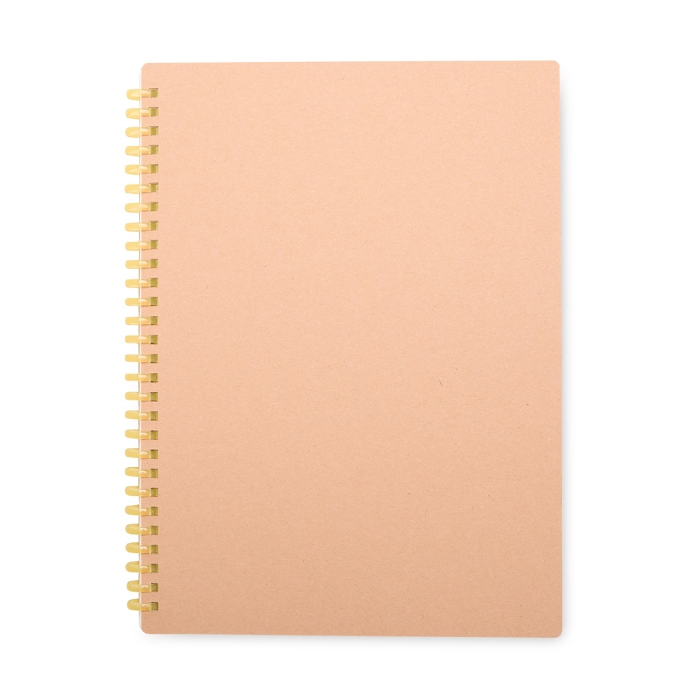 Caderno Kraft B5 com Pauta.