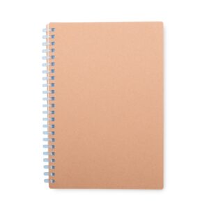 Caderno Kraft A5 com Pauta.