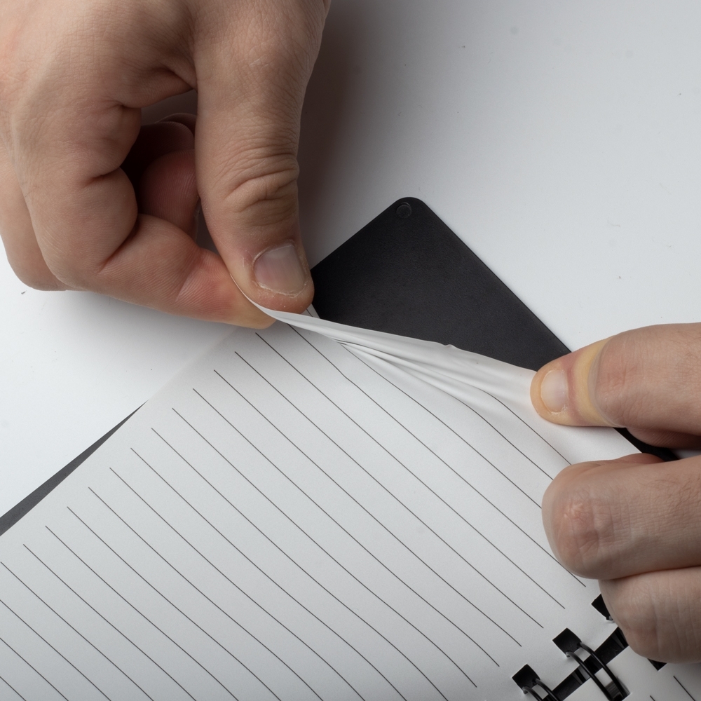 Caderno Plástico com Pauta. - Imagem 4