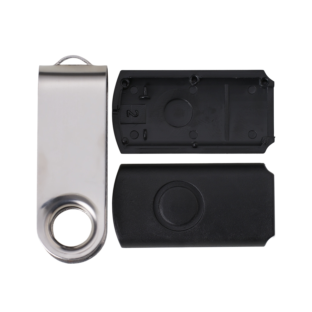 Carcaça Pen Drive Giratório Brilhante.