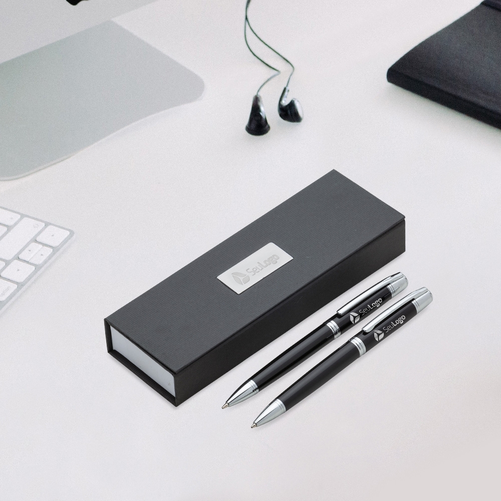 Conjunto Caneta e Lapiseira Metal. - Imagem 8