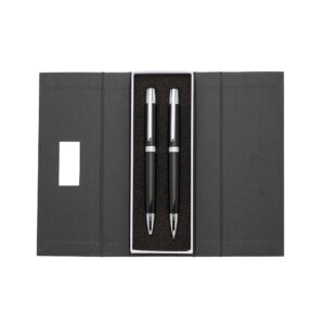 Conjunto Caneta e Lapiseira Metal.