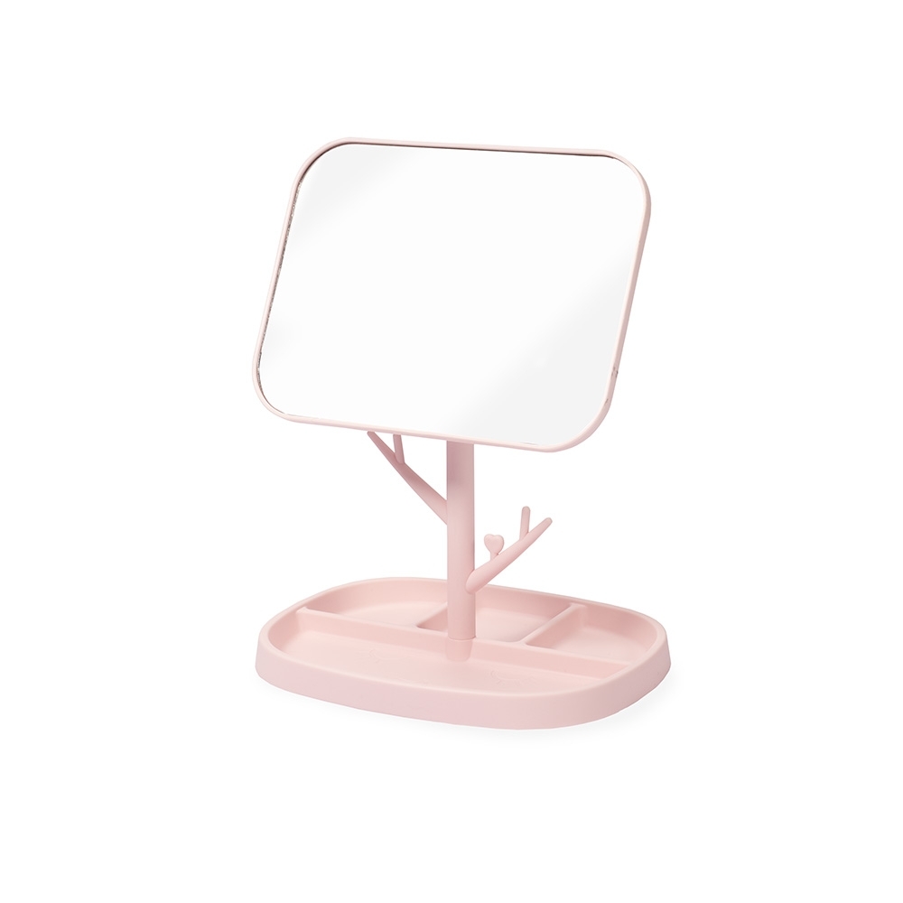 Espelho de Mesa Retangular Plástico.