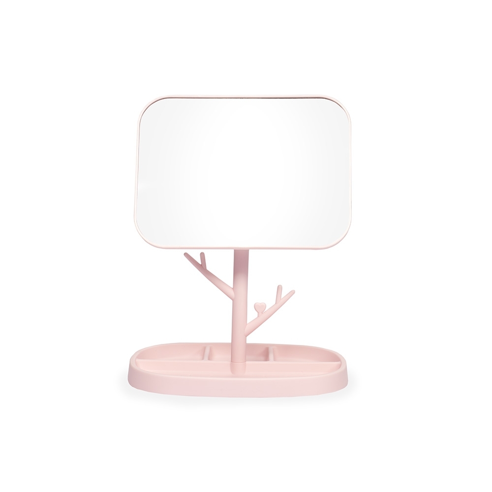 Espelho de Mesa Retangular Plástico. - Imagem 3