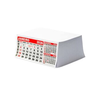 Folhinha Calendário 2026.