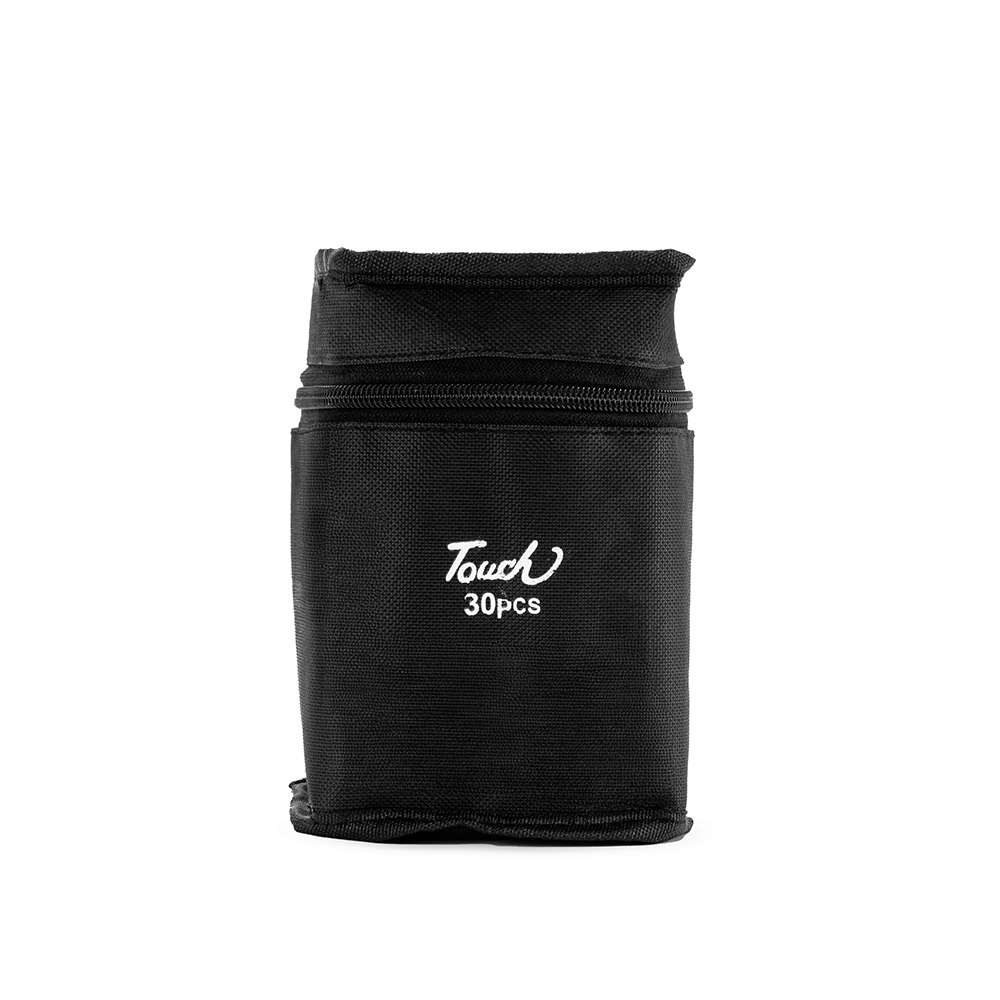 Kit Canetas Marcadoras Pontas Duplas 30 Cores.