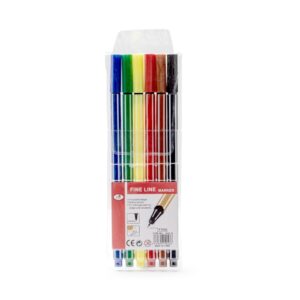 Kit Canetinhas Traço Fino 6 cores.