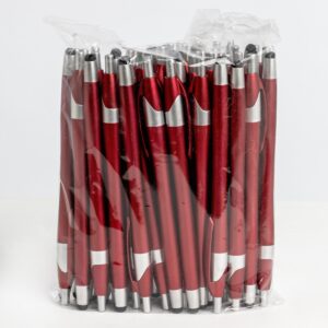 Pacote com Caneta Plástica Touch.