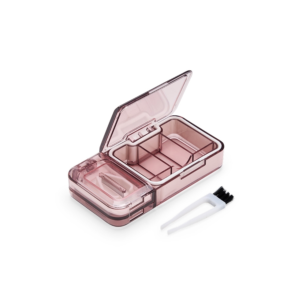 Porta Comprimidos Plástico 3 em 1.