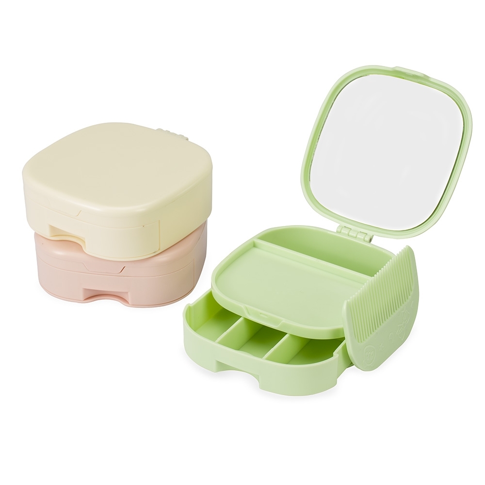 Porta-Joias Plástico com Espelho. - Imagem 2