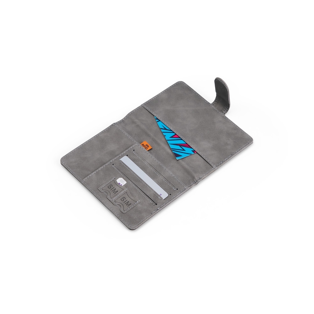 Porta-passaporte em Couro Sintético. - Imagem 5