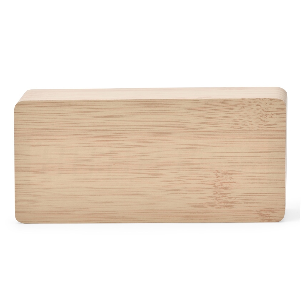 Relógio Despertador de Madeira Com Painel LED. - Imagem 4