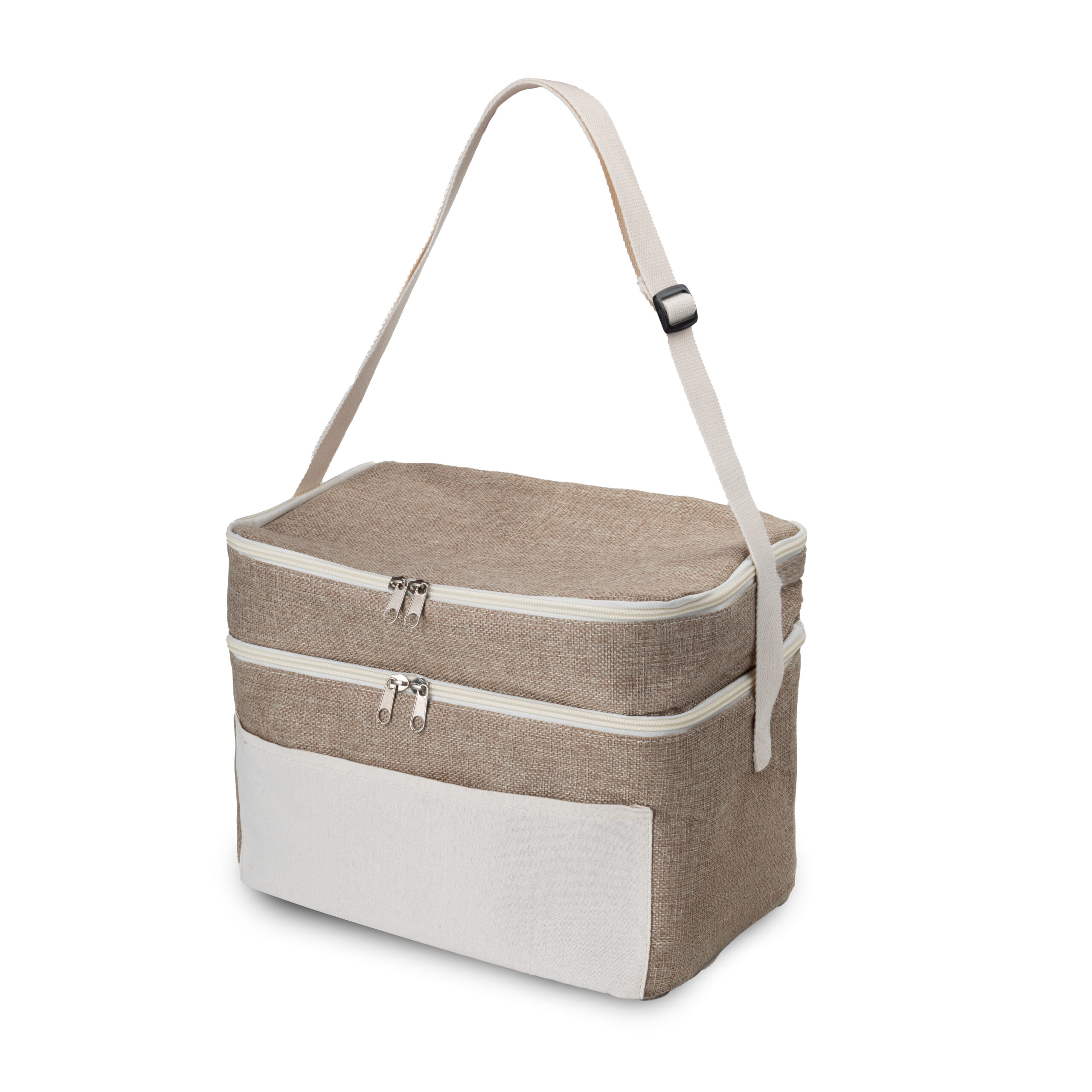 Bolsa Térmica em algodão e Juta sintética (24x30x20cm) - Imagem 5