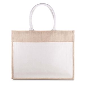 Sacola em Algodão e Juta 220g/m² (35x45x11cm)