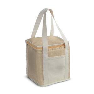 Bolsa Térmica em algodão e Juta sintética (21x19x15cm)