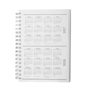 Caderno B5 planner capa em Percalux - Azul