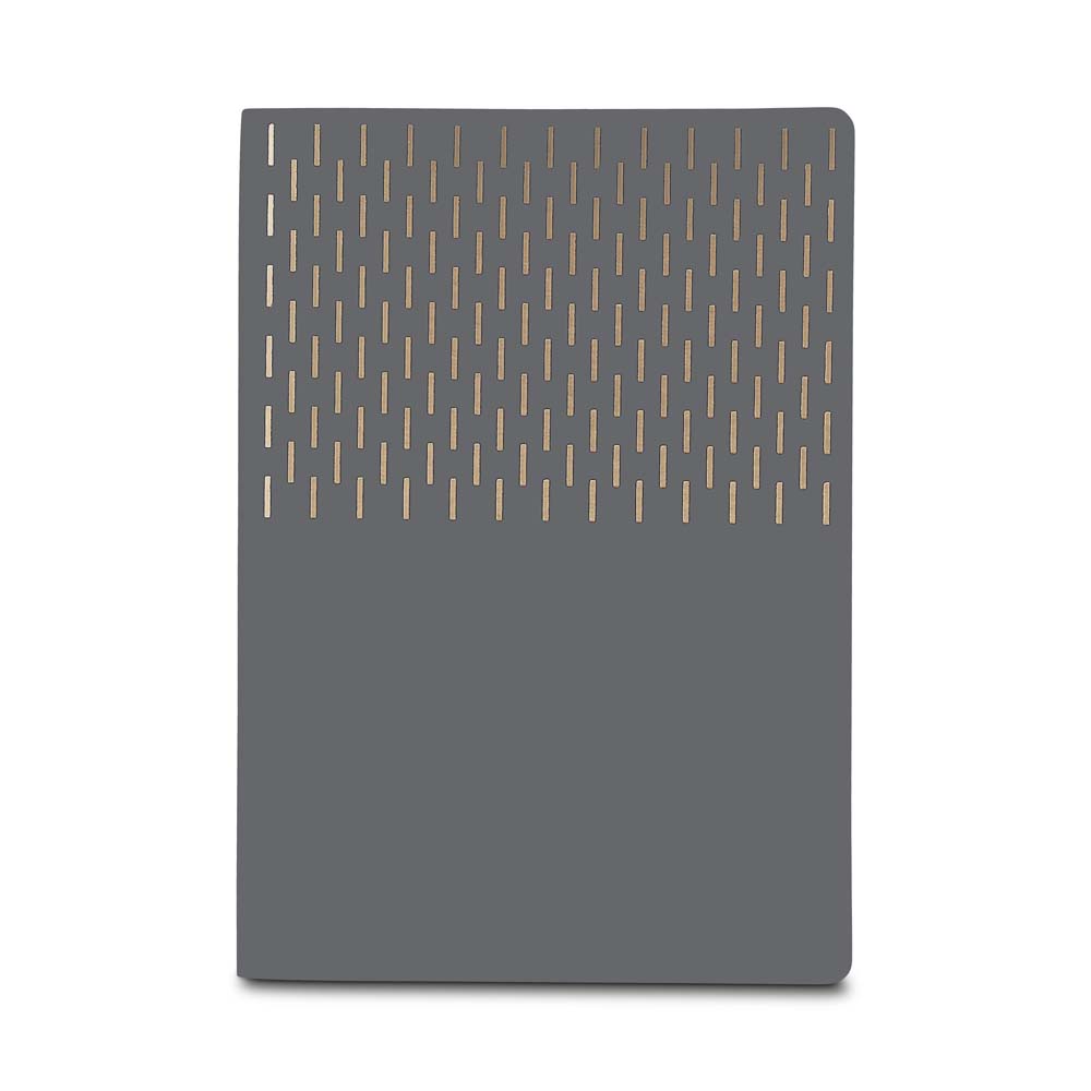 Kit Escritório A5 Capa em PU e Caneta Metalica - Azul - Imagem 5